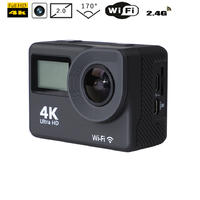 4k 3840*2160 Dual Display Sport Action Camera